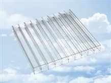 Clear multi-wall polycarbonate