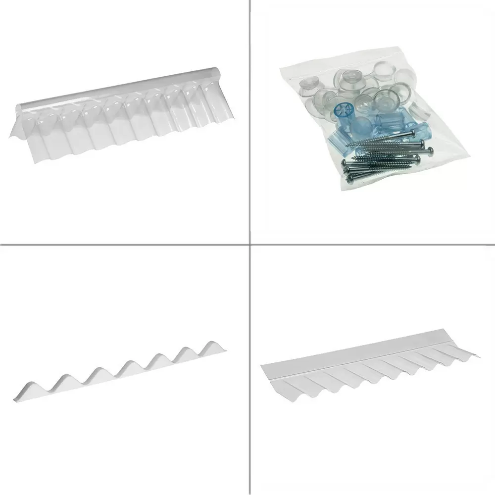 Corrugated PVC roof sheets accessories