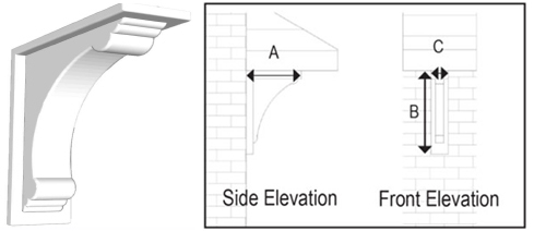 Large Decorative Brackets